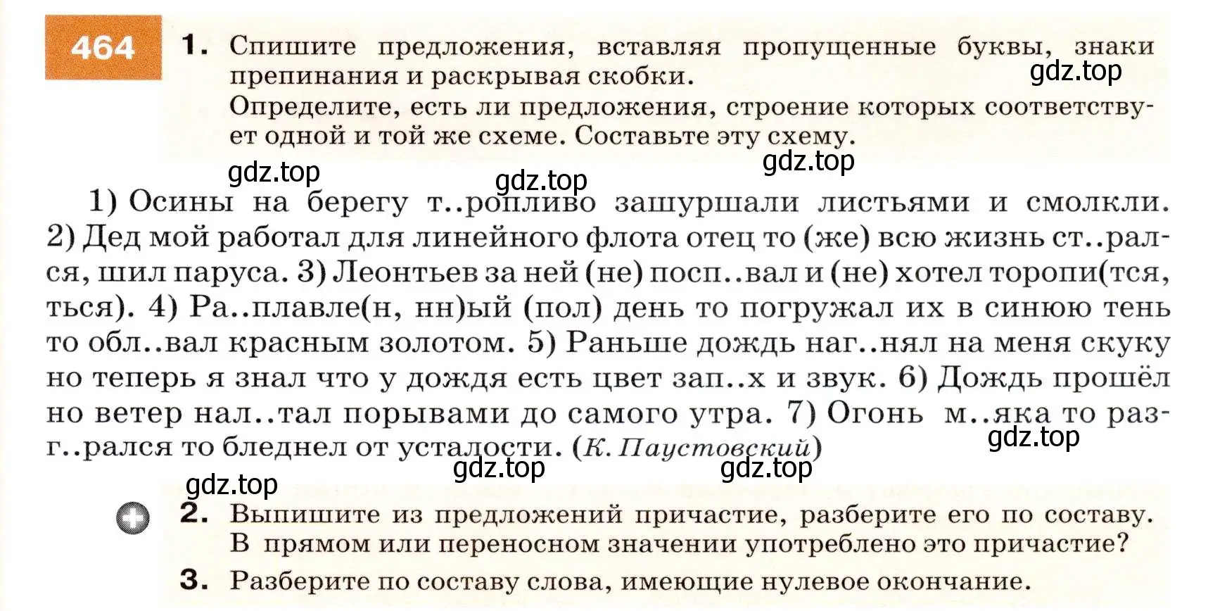 Условие номер 464 (страница 177) гдз по русскому языку 7 класс Разумовская, Львова, учебник