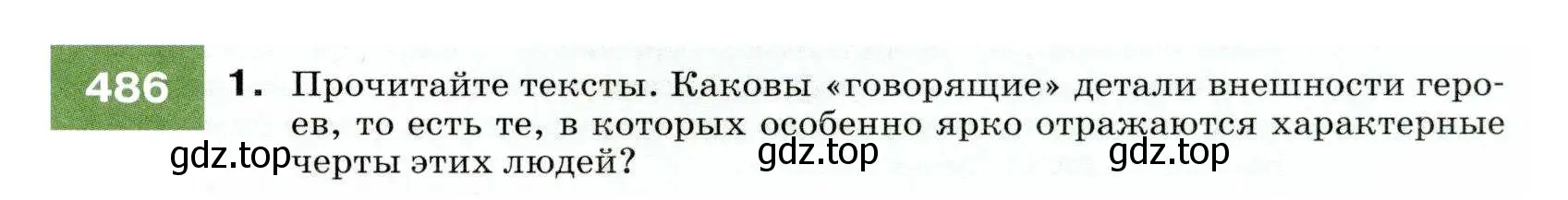 Условие номер 486 (страница 185) гдз по русскому языку 7 класс Разумовская, Львова, учебник