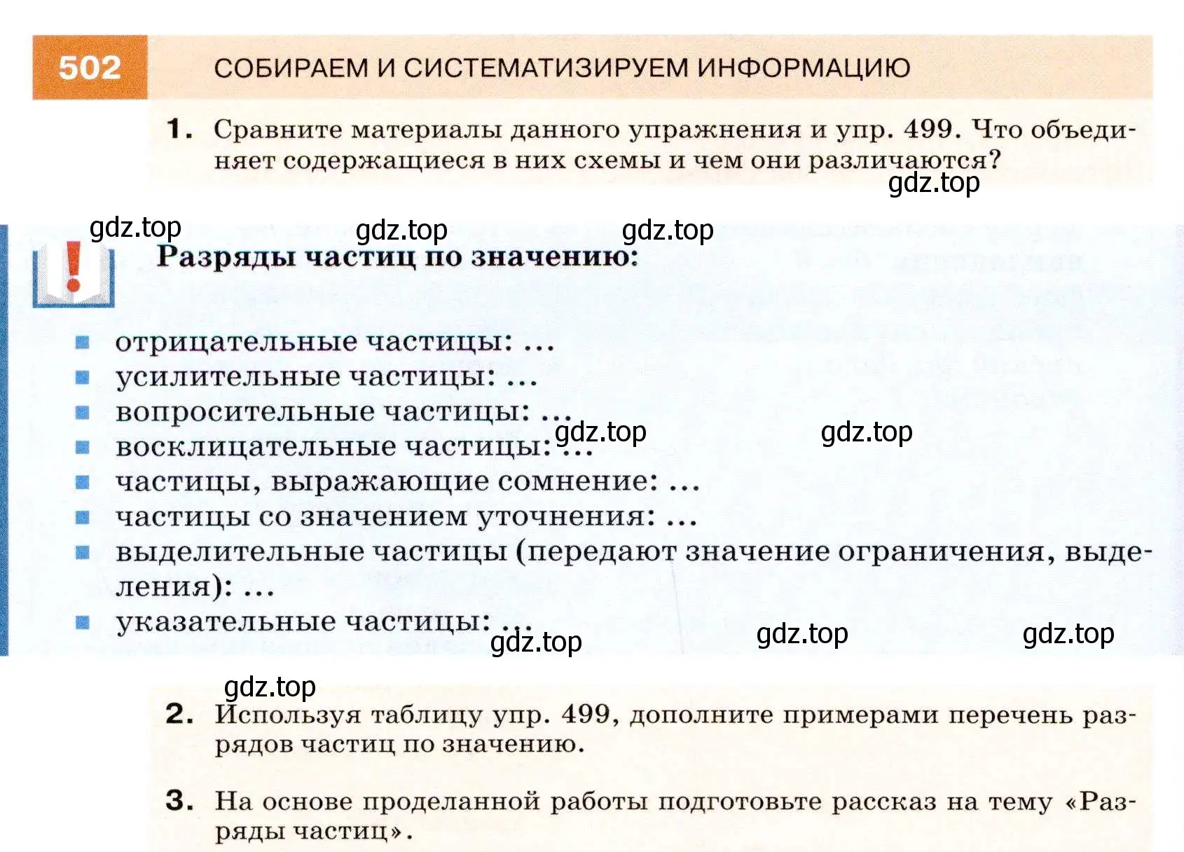 Условие номер 502 (страница 190) гдз по русскому языку 7 класс Разумовская, Львова, учебник