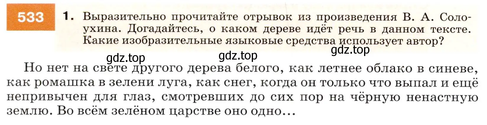 Условие номер 533 (страница 204) гдз по русскому языку 7 класс Разумовская, Львова, учебник