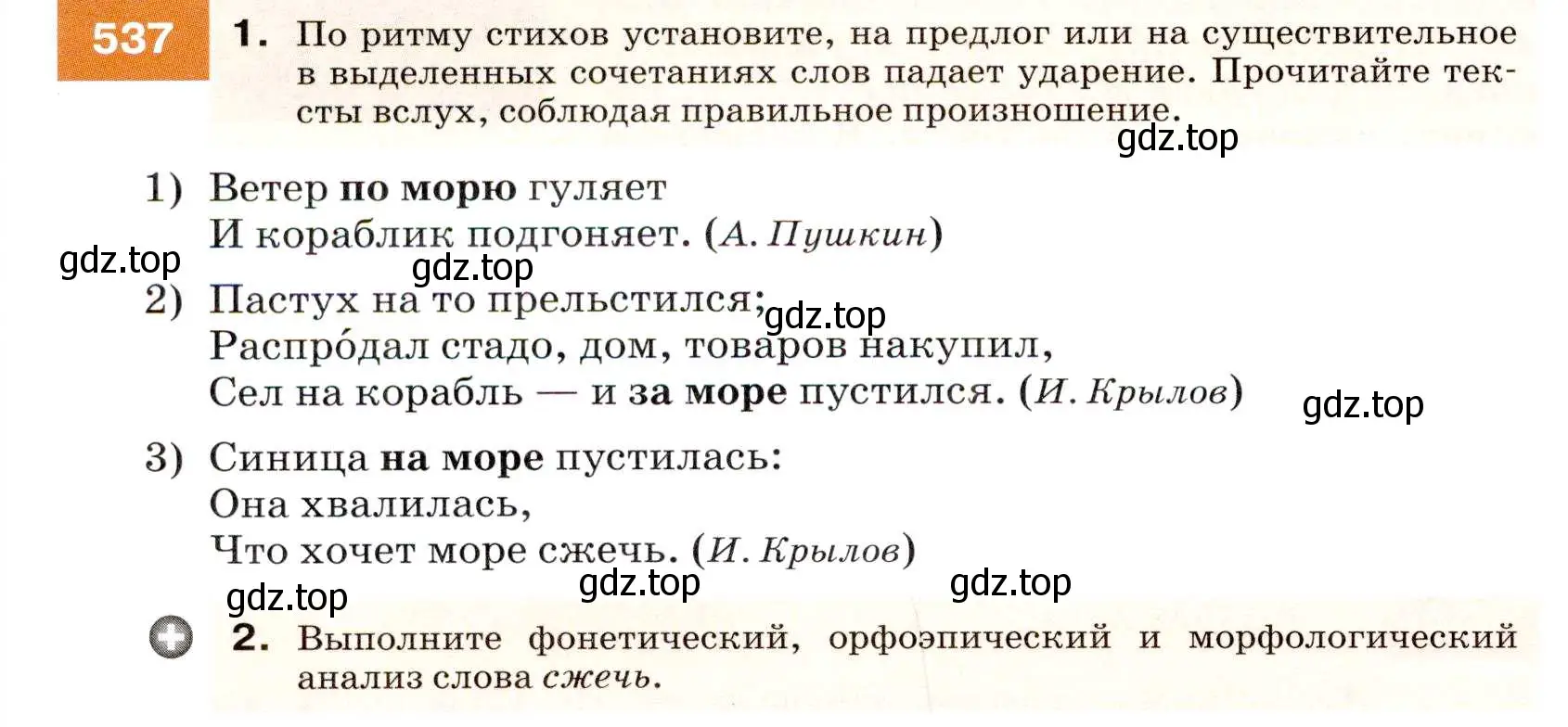 Условие номер 537 (страница 206) гдз по русскому языку 7 класс Разумовская, Львова, учебник