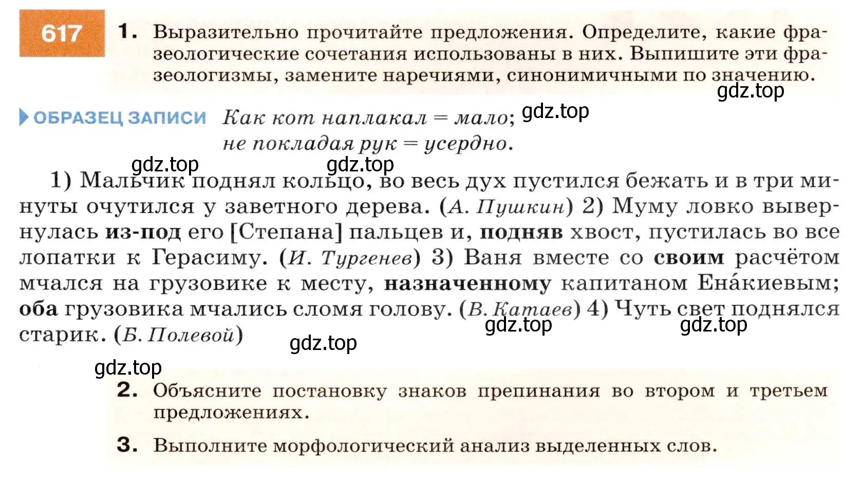 Условие номер 617 (страница 233) гдз по русскому языку 7 класс Разумовская, Львова, учебник