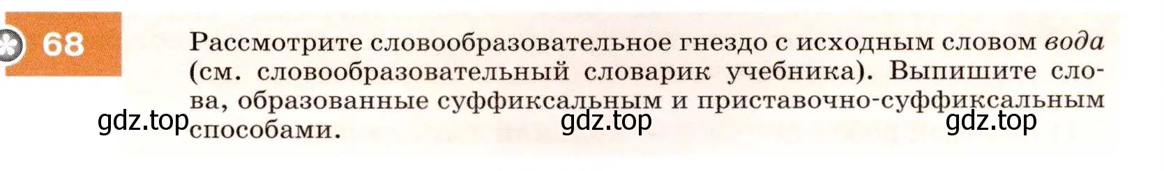 Условие номер 68 (страница 27) гдз по русскому языку 7 класс Разумовская, Львова, учебник