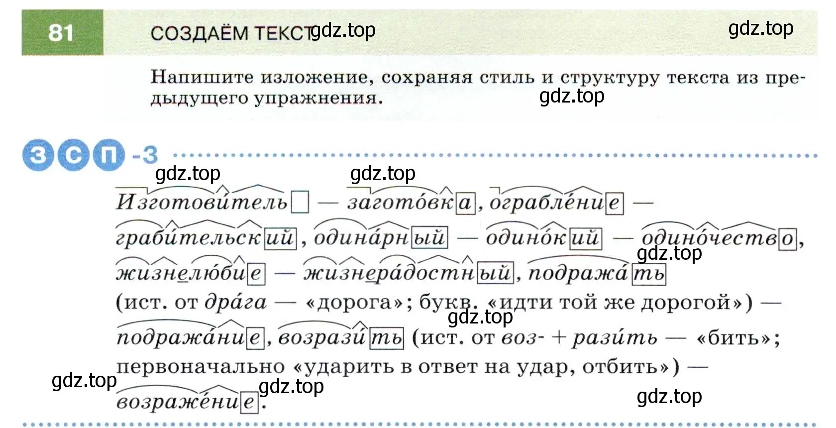 Условие номер 81 (страница 32) гдз по русскому языку 7 класс Разумовская, Львова, учебник