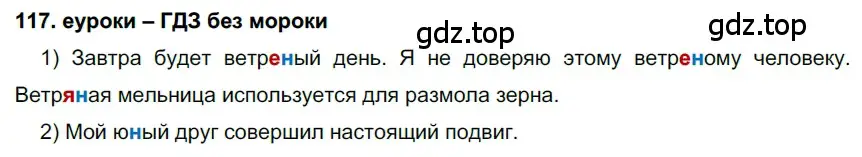 Решение 2. номер 117 (страница 43) гдз по русскому языку 7 класс Разумовская, Львова, учебник