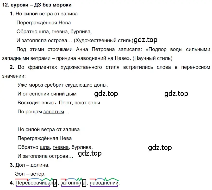 Решение 2. номер 12 (страница 9) гдз по русскому языку 7 класс Разумовская, Львова, учебник