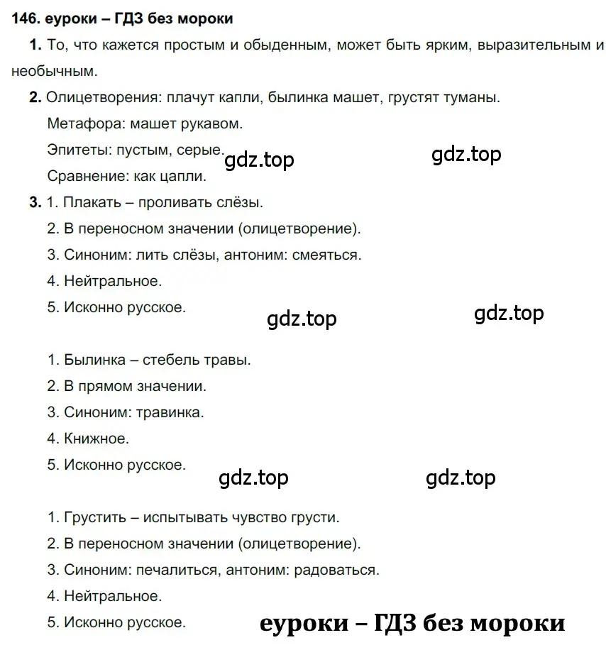 Решение 2. номер 146 (страница 53) гдз по русскому языку 7 класс Разумовская, Львова, учебник