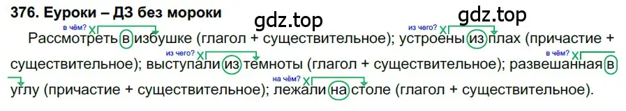 Решение 2. номер 376 (страница 142) гдз по русскому языку 7 класс Разумовская, Львова, учебник