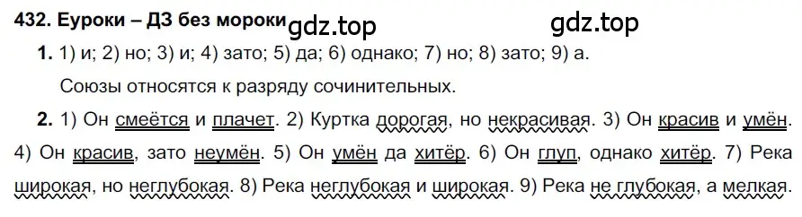 Решение 2. номер 432 (страница 165) гдз по русскому языку 7 класс Разумовская, Львова, учебник