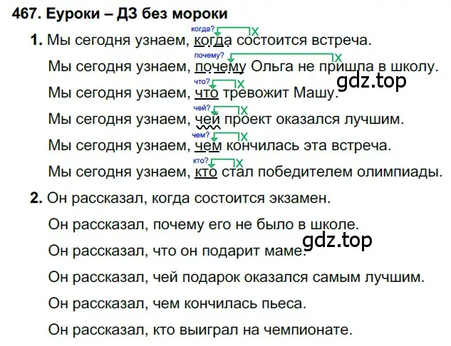 Решение 2. номер 467 (страница 178) гдз по русскому языку 7 класс Разумовская, Львова, учебник