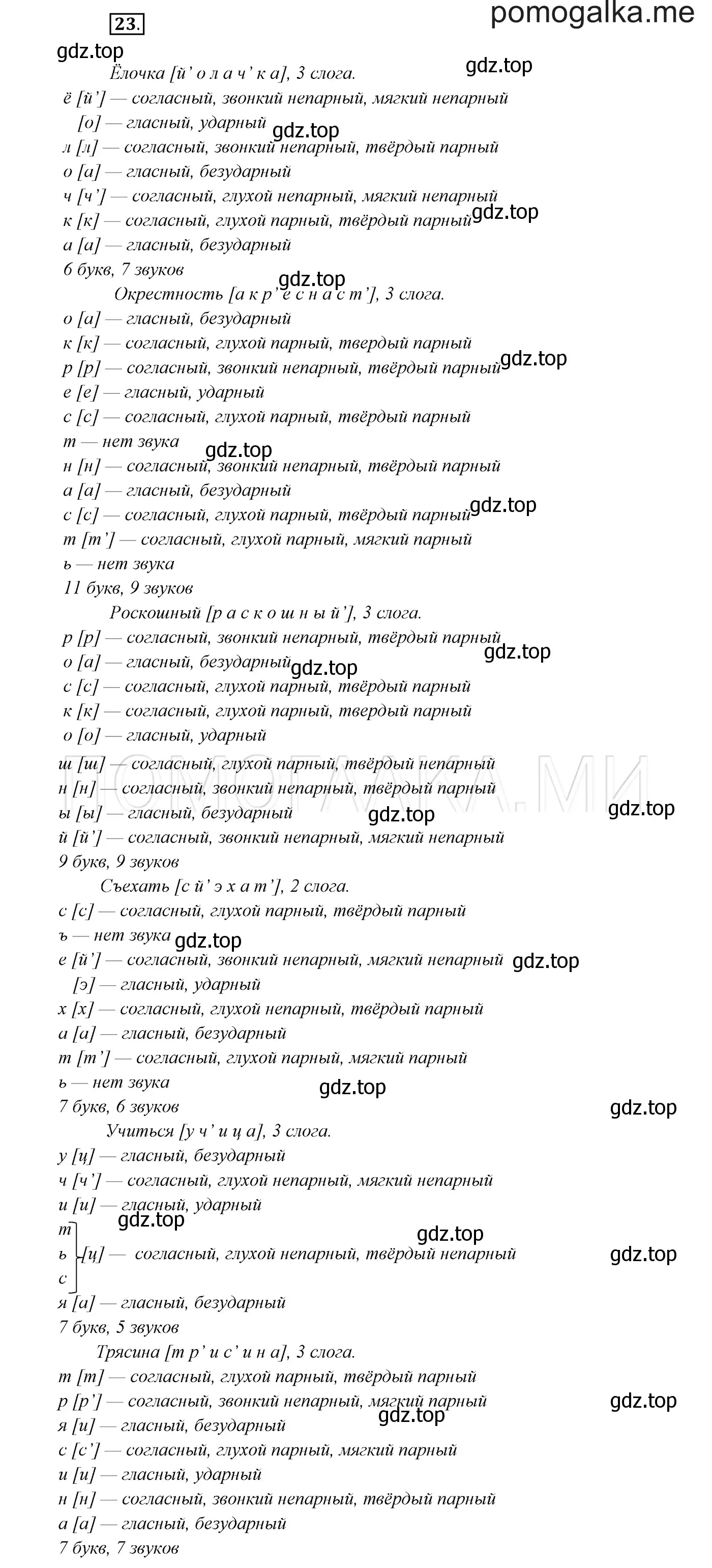 Решение 3. номер 23 (страница 14) гдз по русскому языку 7 класс Разумовская, Львова, учебник