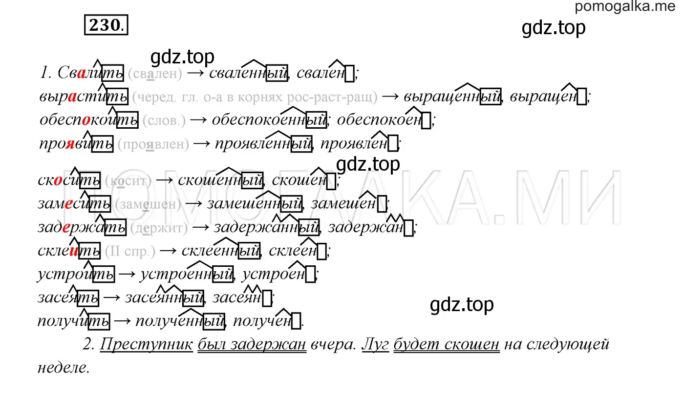 Решение 3. номер 230 (страница 85) гдз по русскому языку 7 класс Разумовская, Львова, учебник