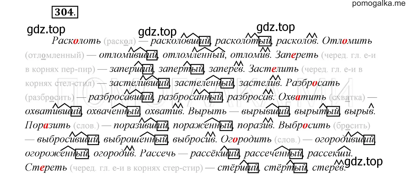 Решение 3. номер 304 (страница 115) гдз по русскому языку 7 класс Разумовская, Львова, учебник