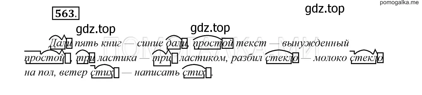 Решение 3. номер 563 (страница 216) гдз по русскому языку 7 класс Разумовская, Львова, учебник