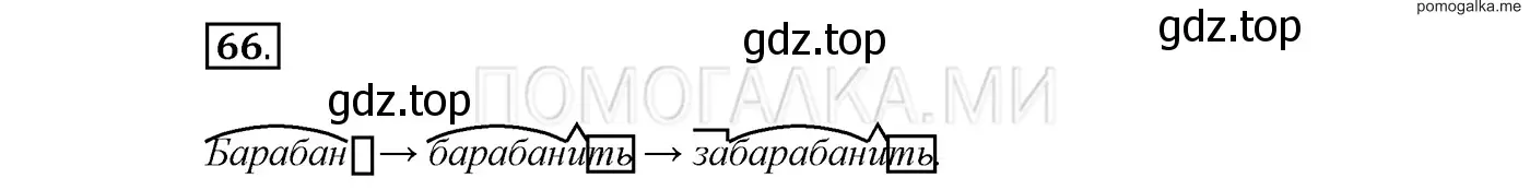 Решение 3. номер 66 (страница 27) гдз по русскому языку 7 класс Разумовская, Львова, учебник