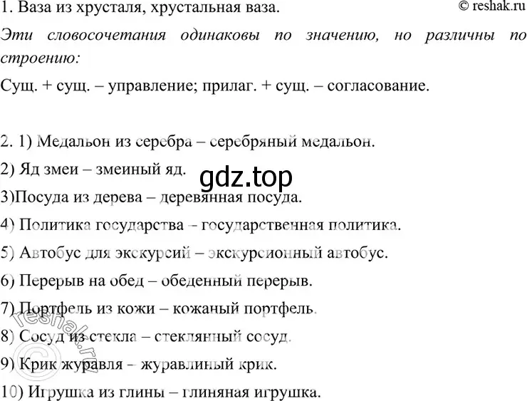 Решение 4. номер 170 (страница 60) гдз по русскому языку 7 класс Разумовская, Львова, учебник