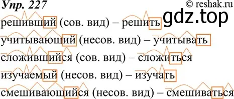 Решение 4. номер 227 (страница 84) гдз по русскому языку 7 класс Разумовская, Львова, учебник