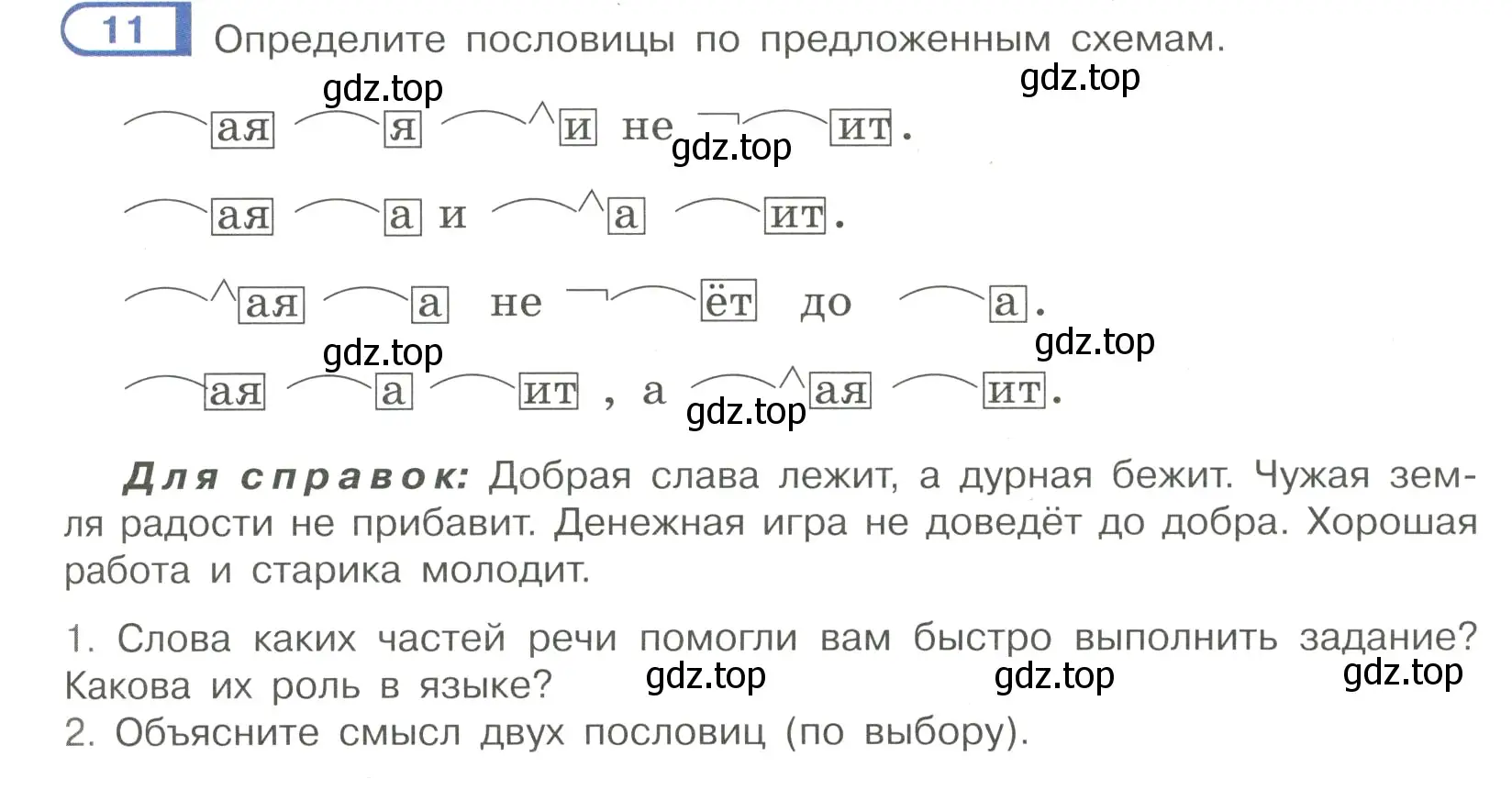 Условие номер 11 (страница 9) гдз по русскому языку 7 класс Рыбченкова, Александрова, учебник 1 часть