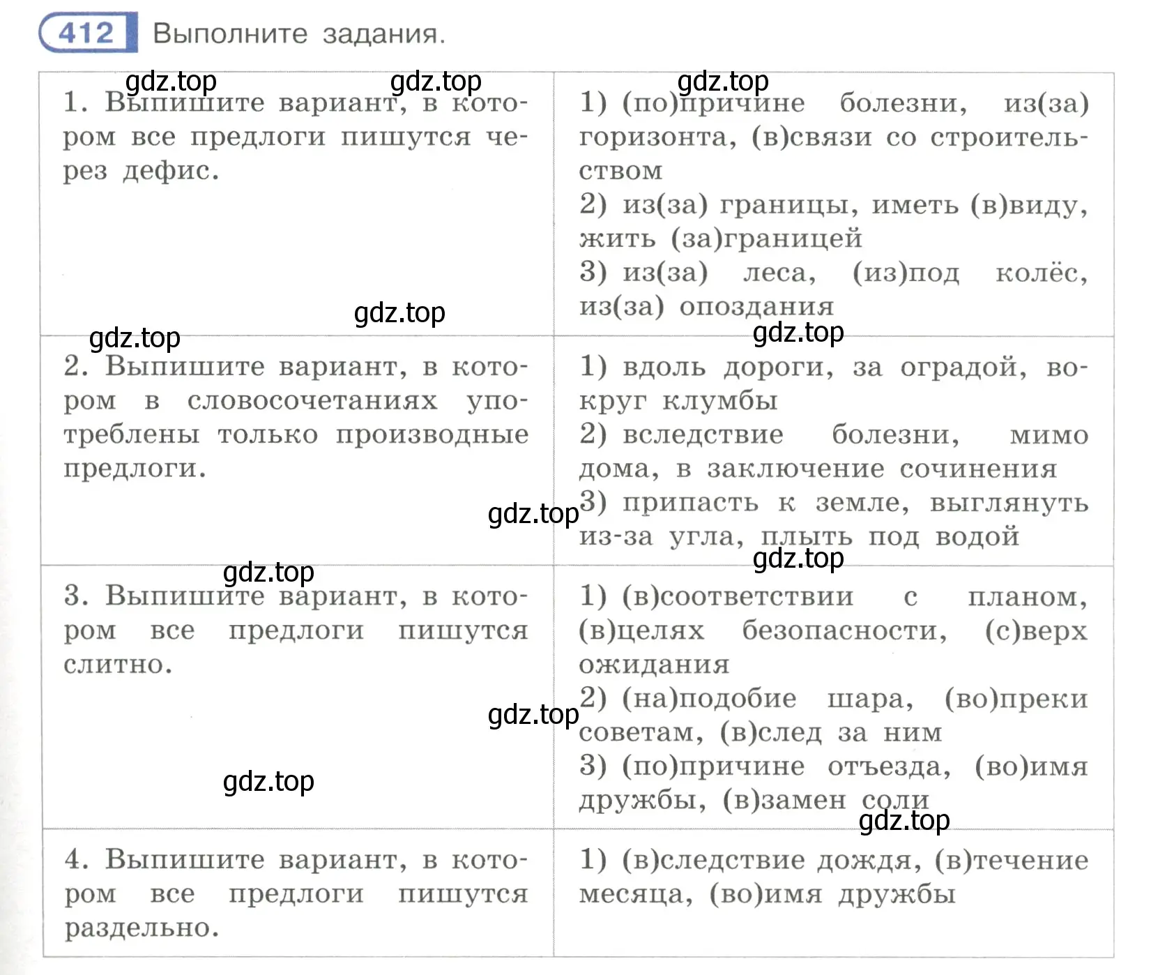 Условие номер 412 (страница 65) гдз по русскому языку 7 класс Рыбченкова, Александрова, учебник 2 часть