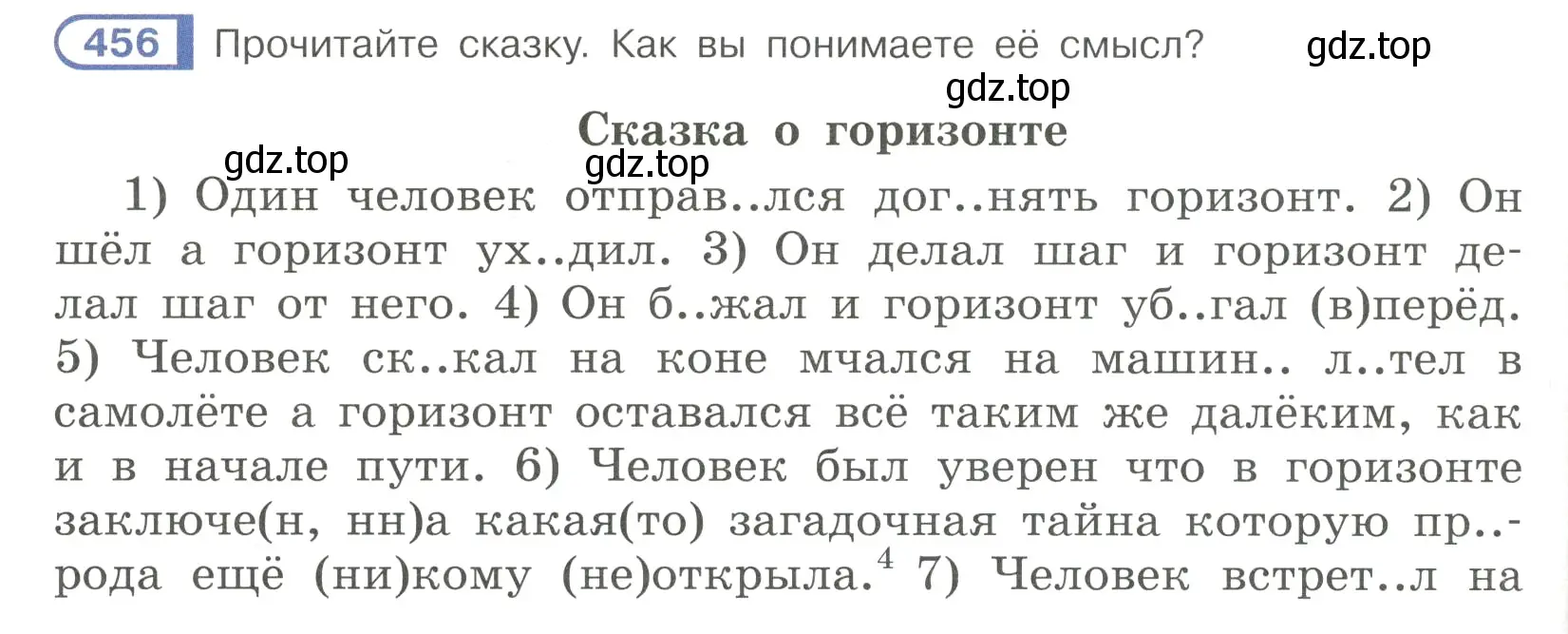 Условие номер 456 (страница 86) гдз по русскому языку 7 класс Рыбченкова, Александрова, учебник 2 часть