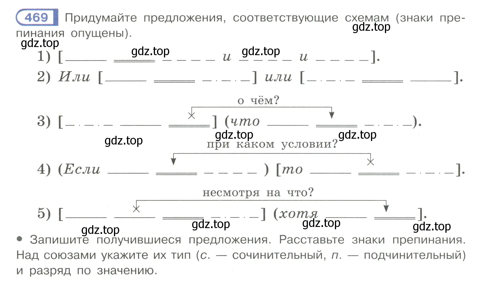 Условие номер 469 (страница 92) гдз по русскому языку 7 класс Рыбченкова, Александрова, учебник 2 часть