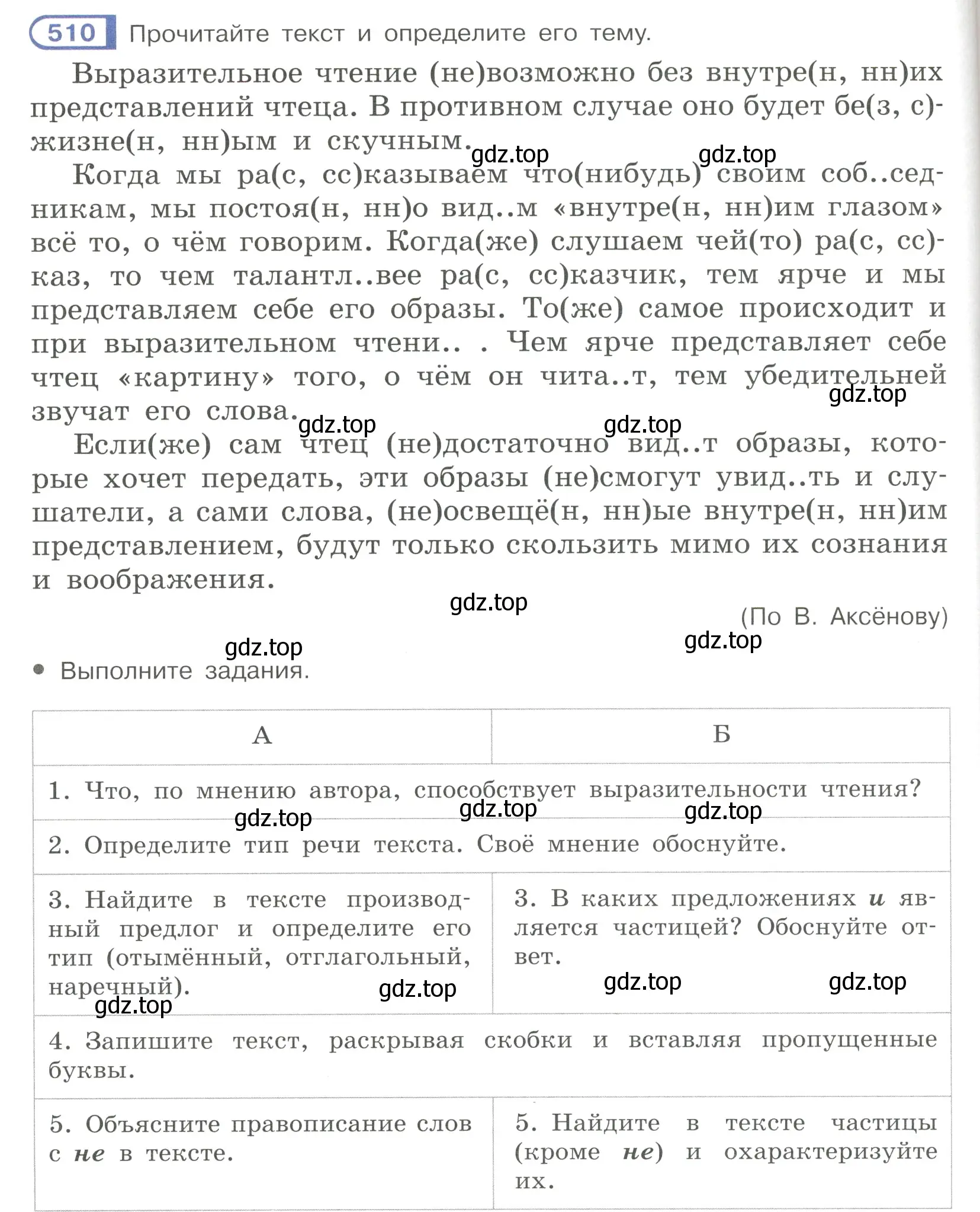 Условие номер 510 (страница 114) гдз по русскому языку 7 класс Рыбченкова, Александрова, учебник 2 часть