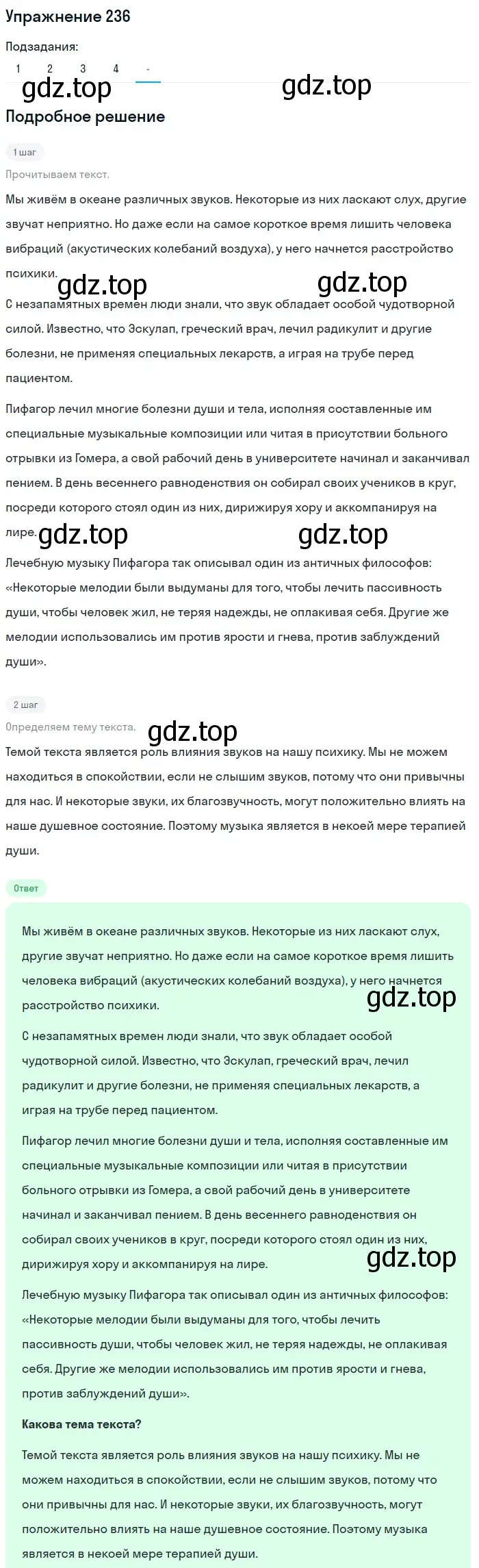 Решение номер 236 (страница 116) гдз по русскому языку 7 класс Рыбченкова, Александрова, учебник 1 часть