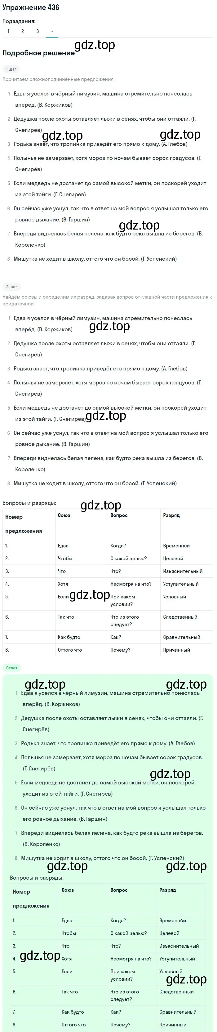 Решение номер 436 (страница 76) гдз по русскому языку 7 класс Рыбченкова, Александрова, учебник 2 часть