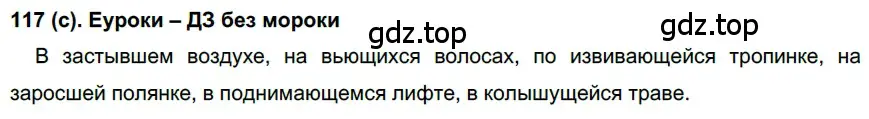 Решение 2. номер 117 (страница 61) гдз по русскому языку 7 класс Рыбченкова, Александрова, учебник 1 часть