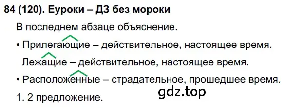 Решение 2. номер 120 (страница 62) гдз по русскому языку 7 класс Рыбченкова, Александрова, учебник 1 часть