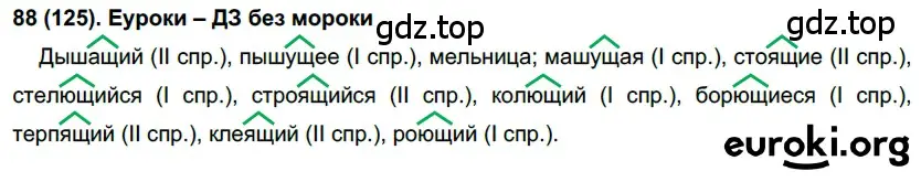 Решение 2. номер 125 (страница 64) гдз по русскому языку 7 класс Рыбченкова, Александрова, учебник 1 часть