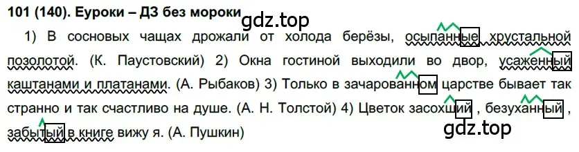 Решение 2. номер 140 (страница 71) гдз по русскому языку 7 класс Рыбченкова, Александрова, учебник 1 часть