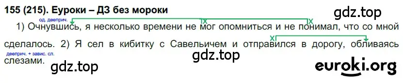 Решение 2. номер 215 (страница 103) гдз по русскому языку 7 класс Рыбченкова, Александрова, учебник 1 часть