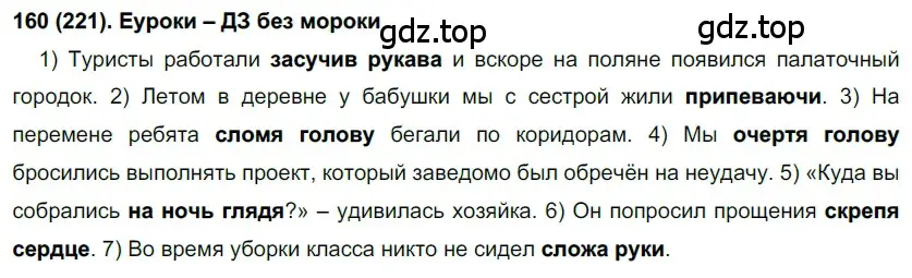 Решение 2. номер 221 (страница 107) гдз по русскому языку 7 класс Рыбченкова, Александрова, учебник 1 часть