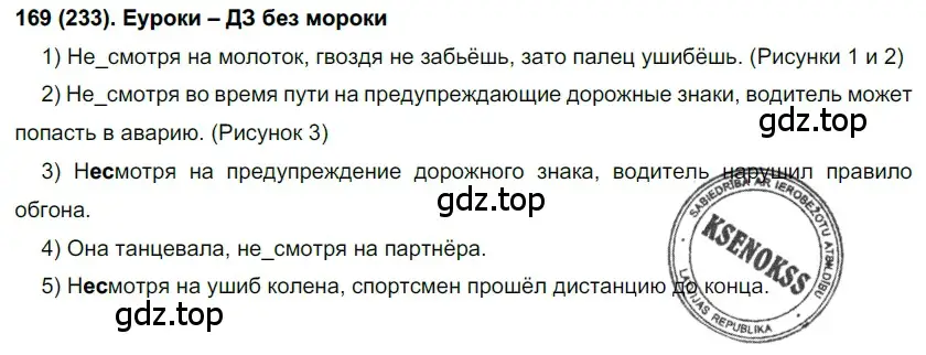 Решение 2. номер 233 (страница 114) гдз по русскому языку 7 класс Рыбченкова, Александрова, учебник 1 часть