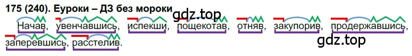 Решение 2. номер 240 (страница 118) гдз по русскому языку 7 класс Рыбченкова, Александрова, учебник 1 часть