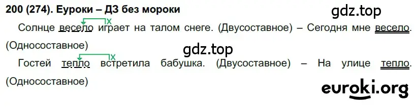 Решение 2. номер 274 (страница 7) гдз по русскому языку 7 класс Рыбченкова, Александрова, учебник 2 часть