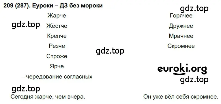 Решение 2. номер 287 (страница 12) гдз по русскому языку 7 класс Рыбченкова, Александрова, учебник 2 часть