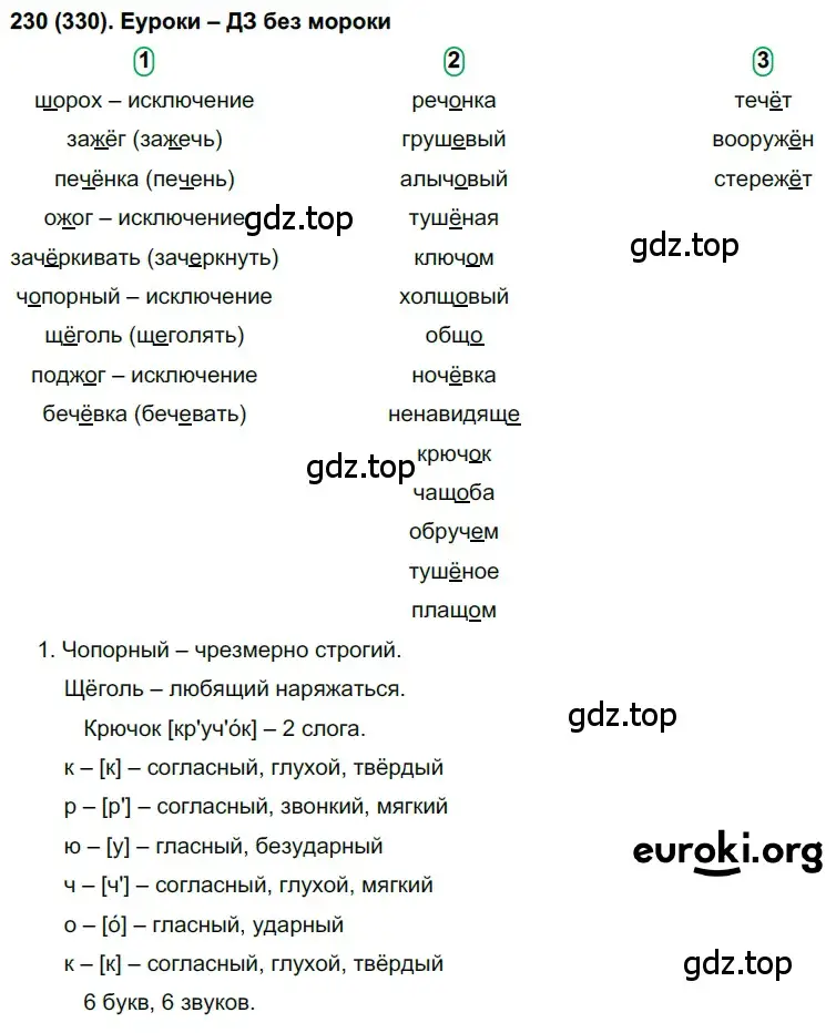 Решение 2. номер 330 (страница 32) гдз по русскому языку 7 класс Рыбченкова, Александрова, учебник 2 часть