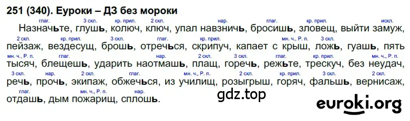 Решение 2. номер 340 (страница 37) гдз по русскому языку 7 класс Рыбченкова, Александрова, учебник 2 часть