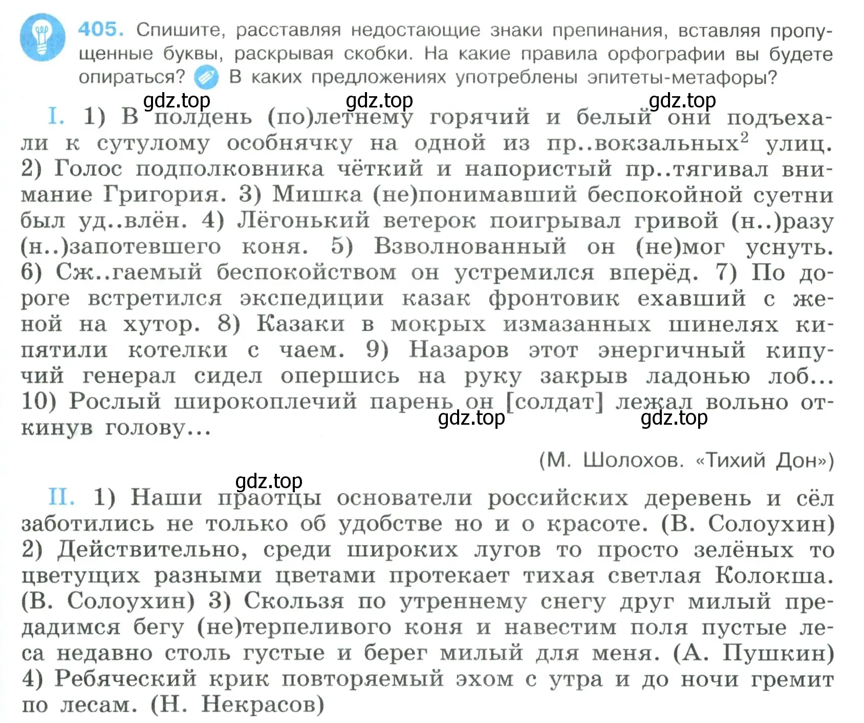 Условие номер 405 (страница 205) гдз по русскому языку 8 класс Бархударов, Крючков, учебник