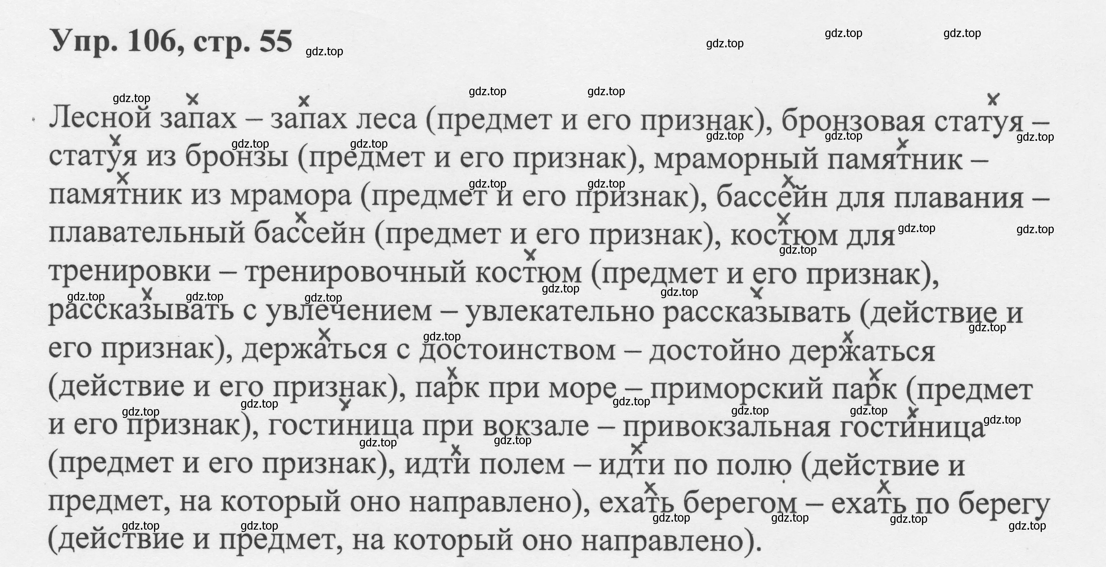 Решение номер 106 (страница 55) гдз по русскому языку 8 класс Бархударов, Крючков, учебник