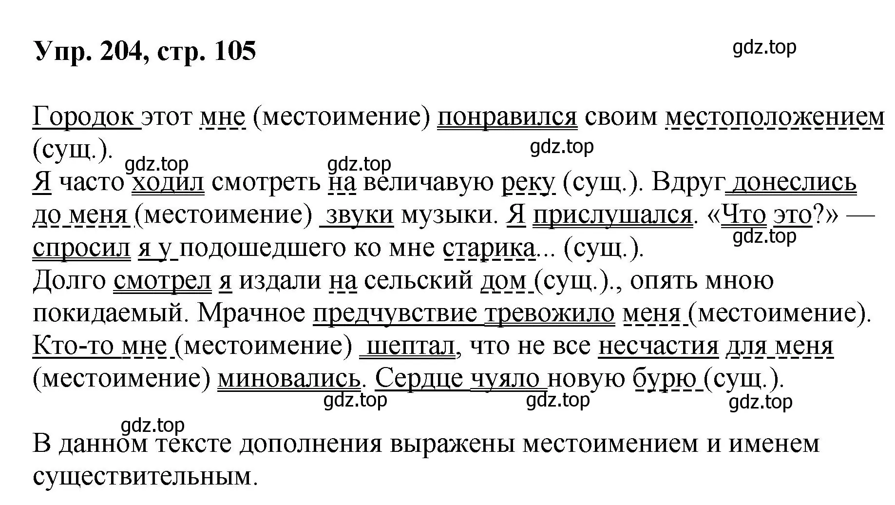 Решение номер 204 (страница 105) гдз по русскому языку 8 класс Бархударов, Крючков, учебник