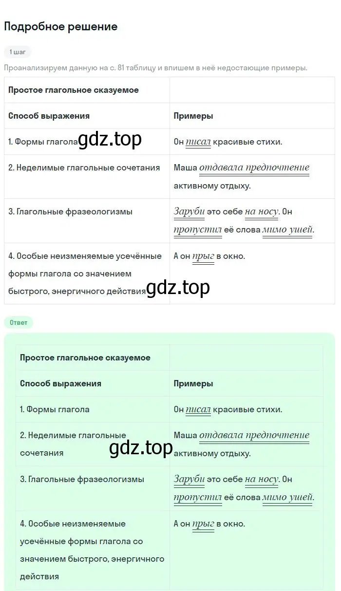 Решение 2. номер 165 (страница 86) гдз по русскому языку 8 класс Бархударов, Крючков, учебник