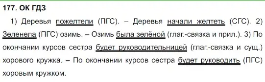 Решение 5. номер 177 (страница 91) гдз по русскому языку 8 класс Бархударов, Крючков, учебник