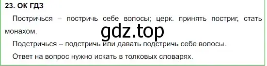 Решение 5. номер 23 (страница 15) гдз по русскому языку 8 класс Бархударов, Крючков, учебник