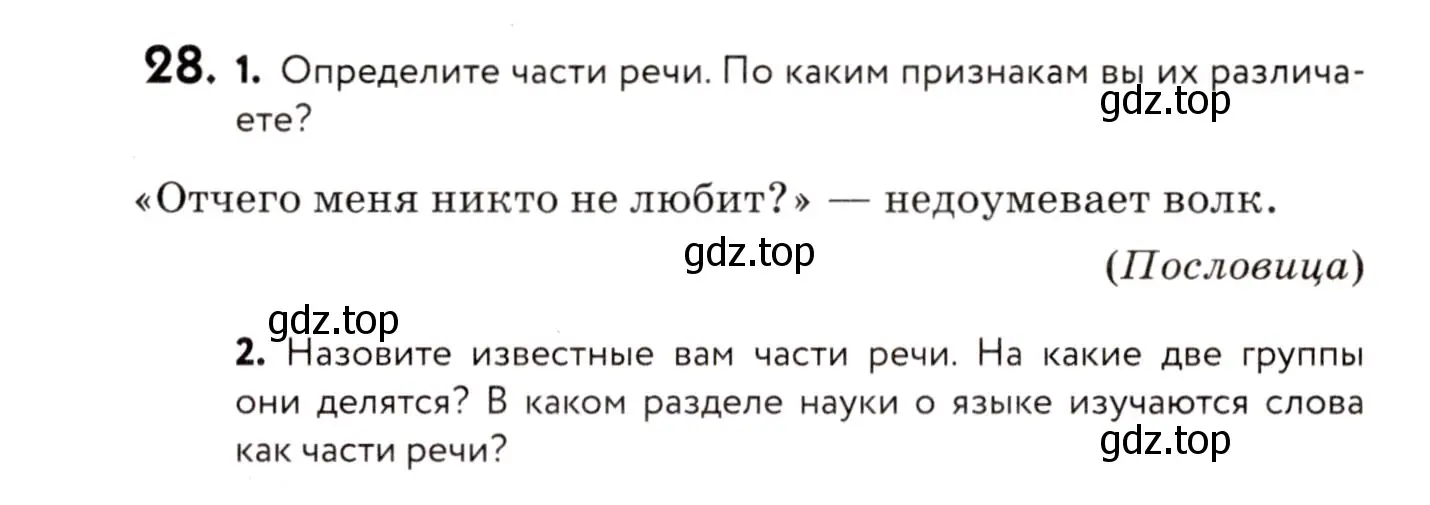 Условие номер 28 (страница 19) гдз по русскому языку 8 класс Пичугов, Еремеева, учебник