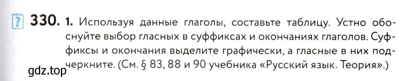 Условие номер 330 (страница 153) гдз по русскому языку 8 класс Пичугов, Еремеева, учебник