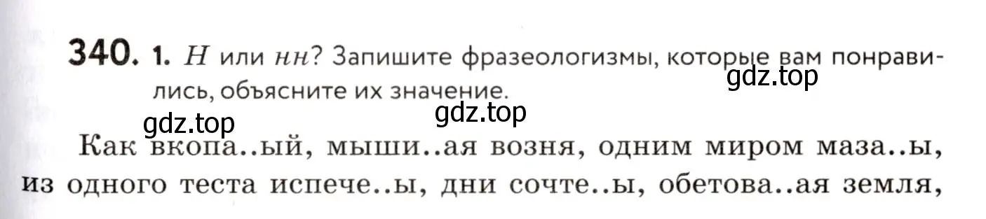 Условие номер 340 (страница 157) гдз по русскому языку 8 класс Пичугов, Еремеева, учебник