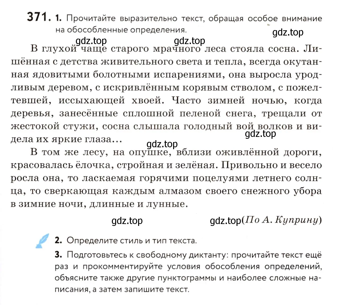 Условие номер 371 (страница 171) гдз по русскому языку 8 класс Пичугов, Еремеева, учебник